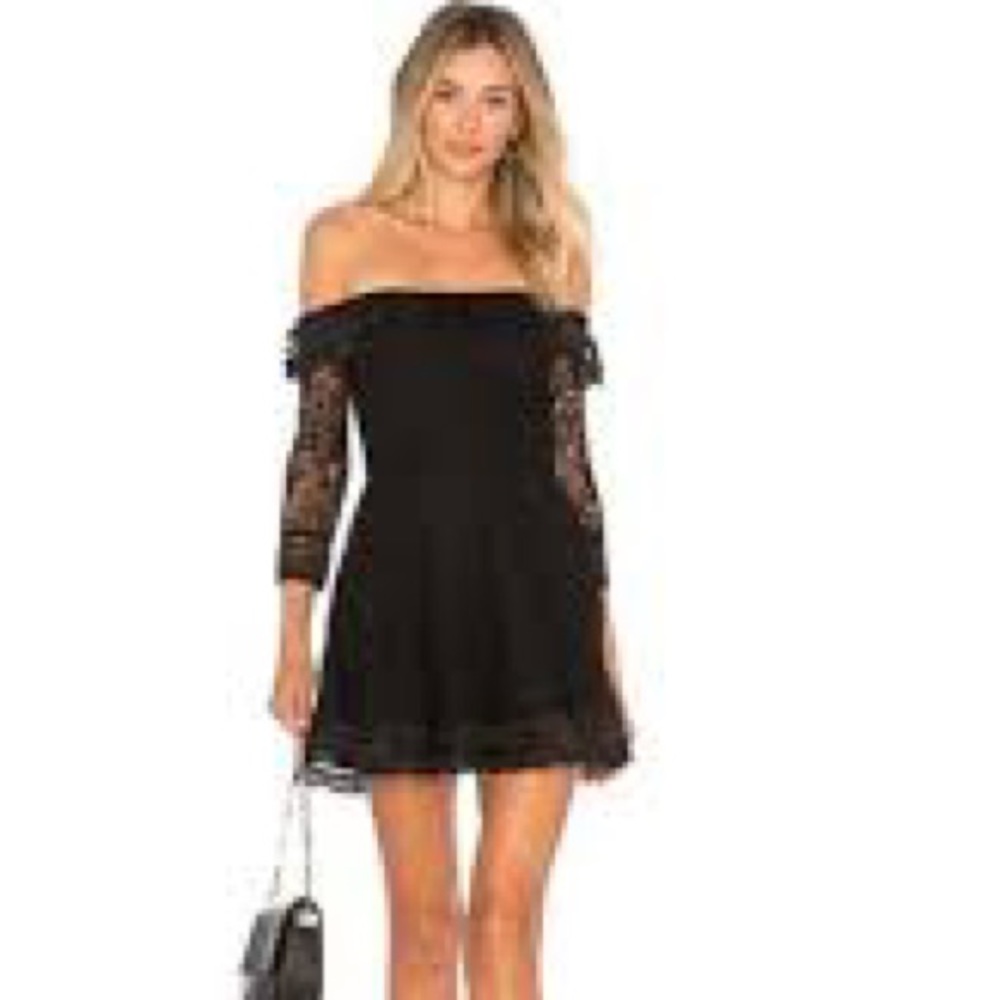 LOVERS + FRIENDS Black Night dress